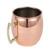copper plated stainless steel hammered copper mug moscow mule co